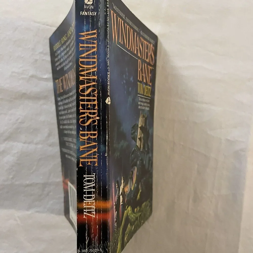 Windmaster's Bane by Tom Deitz Fantasy Fiction Small‎ Paperback Book Novel